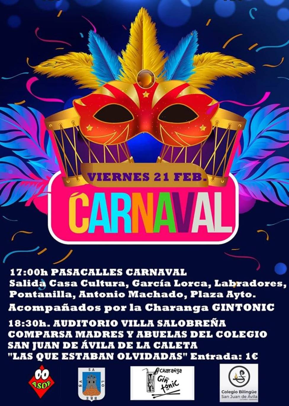 Fiestas de Carnaval en Salobreña y Lobres el próximo viernes
