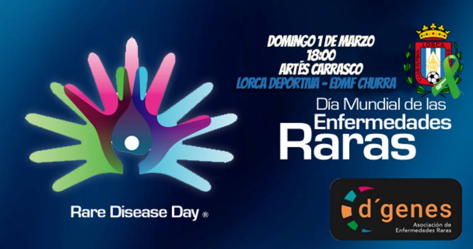 El Lorca Deportiva se une a la celebración del Día Mundial de las Enfermedades Raras con D’genes
