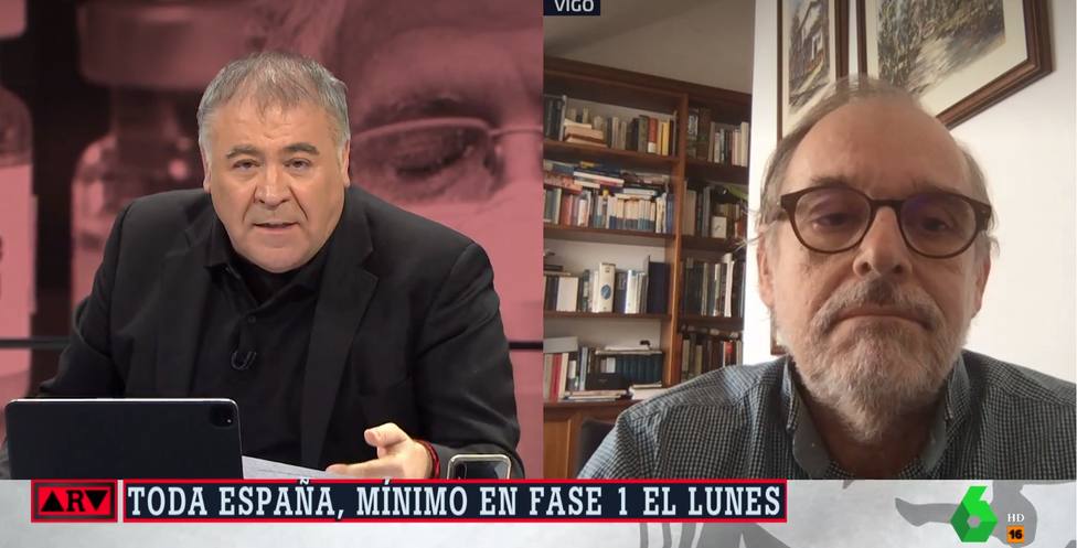 La brutal crítica del investigador del CSIC a Fernando Simón en directo que deja a Ferreras con esta cara