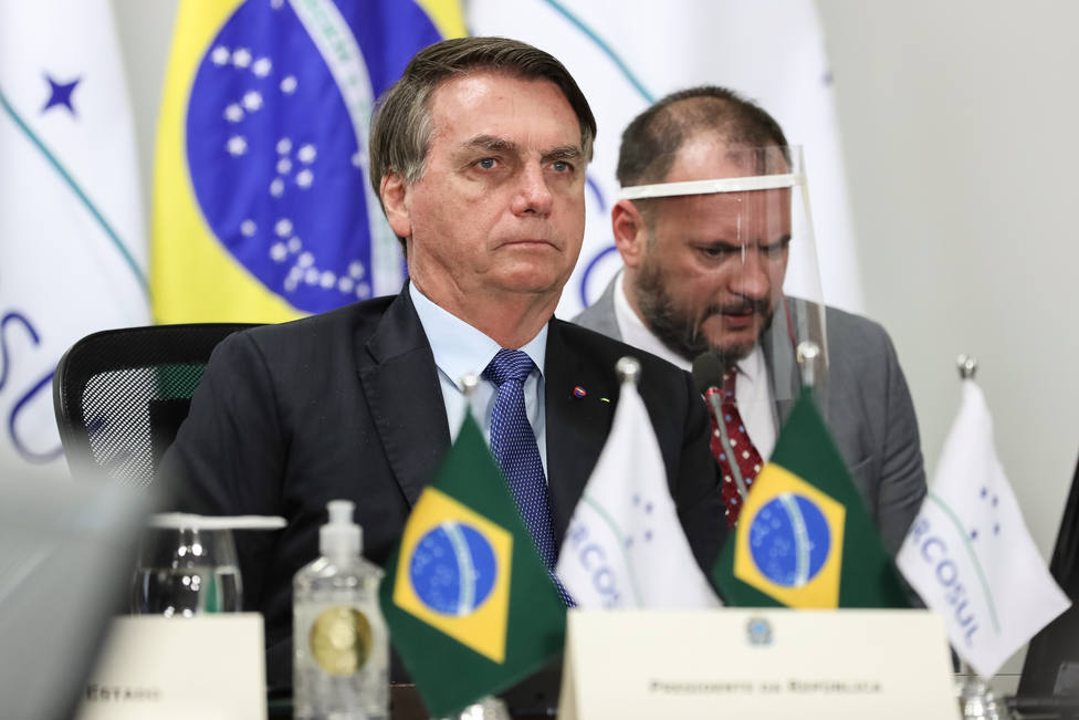 Jair Bolsonaro, presidente de Brasil, da positivo por coronavirus y se trata con cloroquina