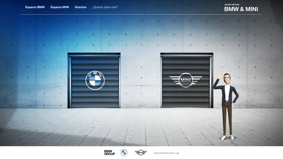 BMW y MINI recrean en internet el primer salón del automóvil nacional