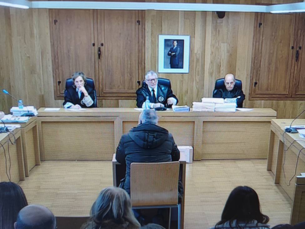 El procesado durante su declaración en la Audiencia Provincial de Lugo