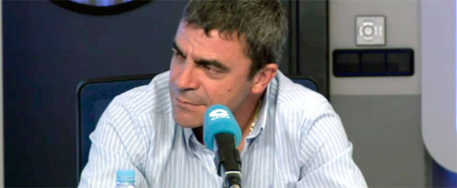 Manolo Sanchís, este lunes, en El Partidazo de COPE