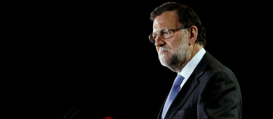 Mariano Rajoy durante el mitín de Murcia. REUTERS/Joaquin De Haro
