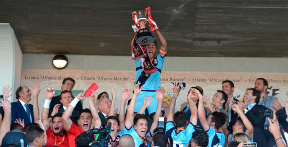 El Rayo consiguió su primera Copa del Rey juvenil. Foto: Unión Rayo.