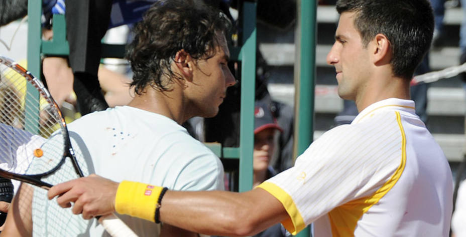 Nadal y Djokovic, tras la finalización de la final (Reuters)