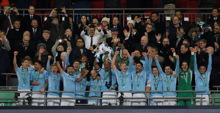 El Manchester City, campeón de la Copa de la Liga (Reuters)