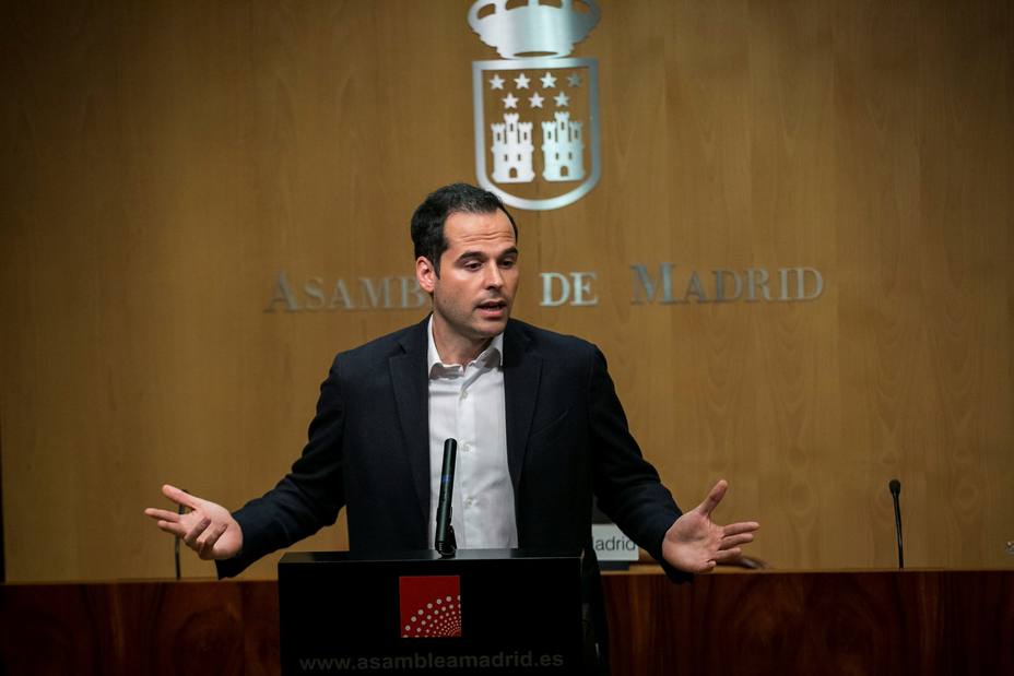 Igancio Aguado, portavoz de Ciudadanos en la Asamblea de Madrid