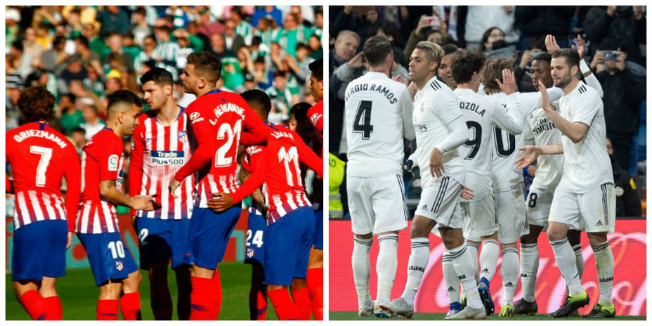 Atlético y Real Madrid