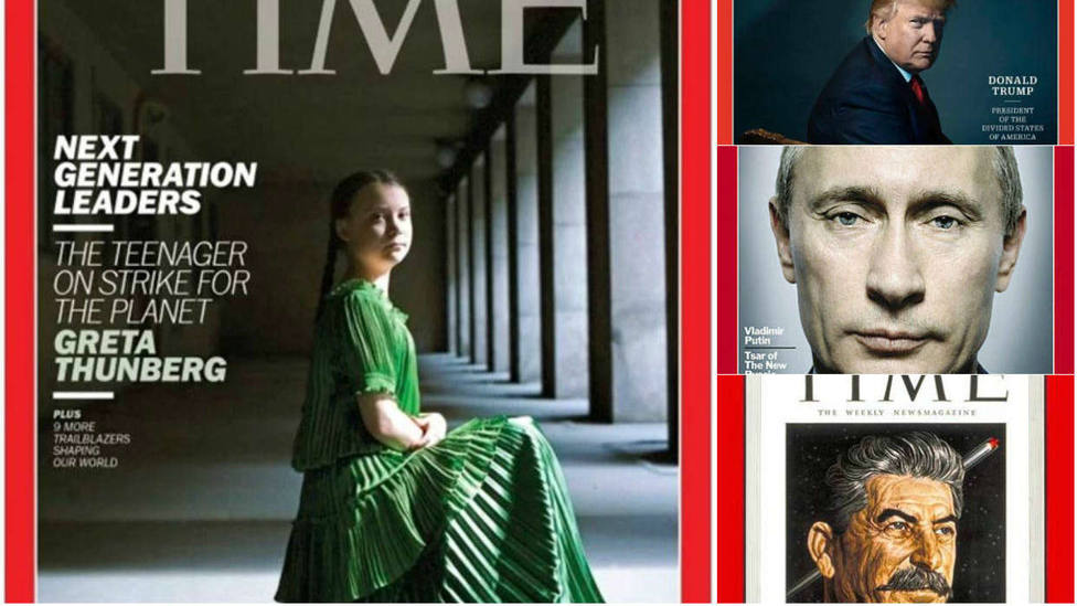 Otros personajes polémicos que fueron portada de Time antes que Greta: de Hitler a Trump pasando por Stalin