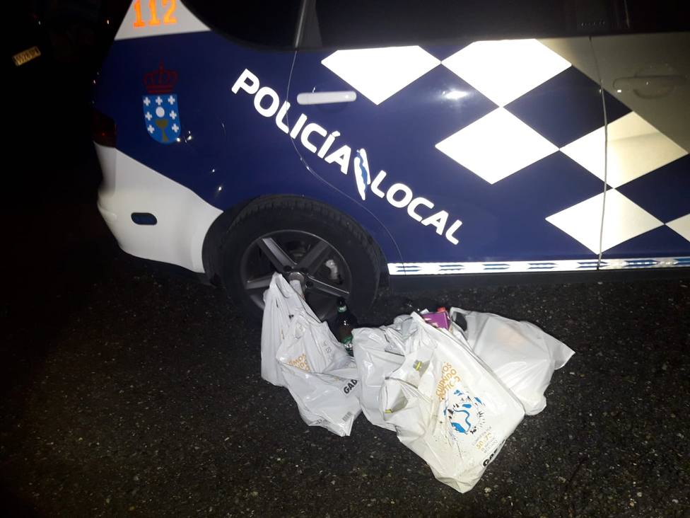 La Policía Local interviene por un botellón y dos fiestas en pisos de Lugo