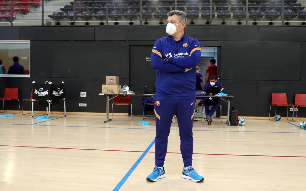 Xavi Pascual, entrenador del Barcelona de balonmano