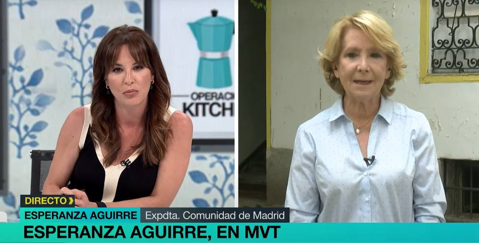El duro enfrentamiento entre Mamen Mendizábal y Esperanza Aguirre en Más vale tarde: “No empiece gritándome”
