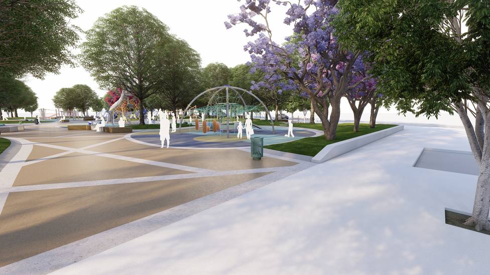 La alcaldesa de Almería anuncia el inicio de las obras de del nuevo Parque de La Goleta