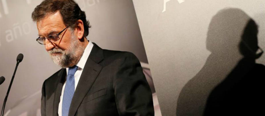 Mariano Rajoy en un acto el pasado 11 de febrero en Madrid. EFE/Mariscal
