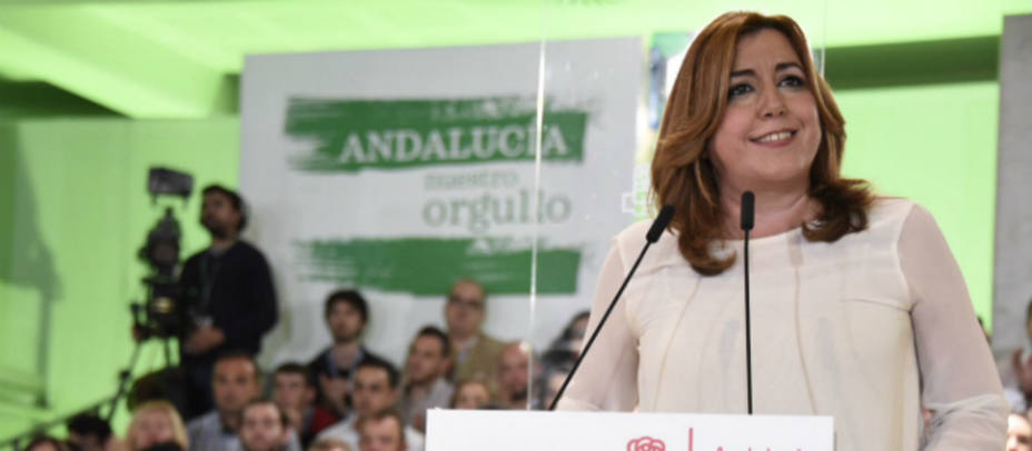 Susana Díaz durante un acto en Jaén. PSOE Andalucía.