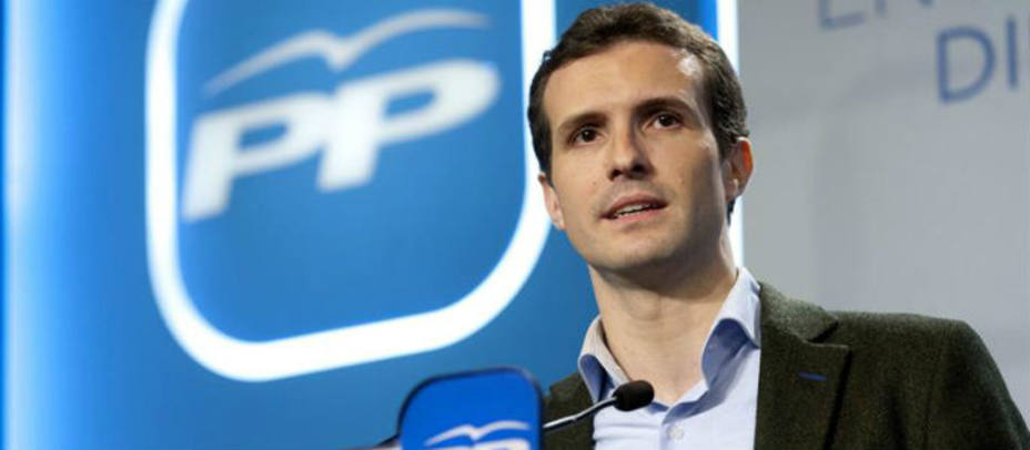 Pablo Casado, portavoz del Comité de Campaña del PP. EFE