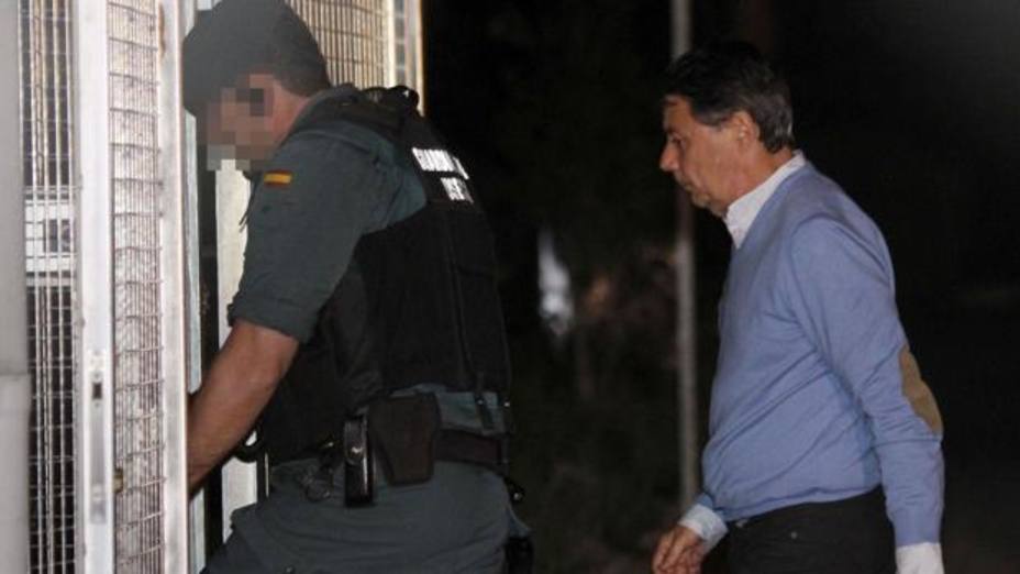 Ignacio González el día que fue detenido. EFE