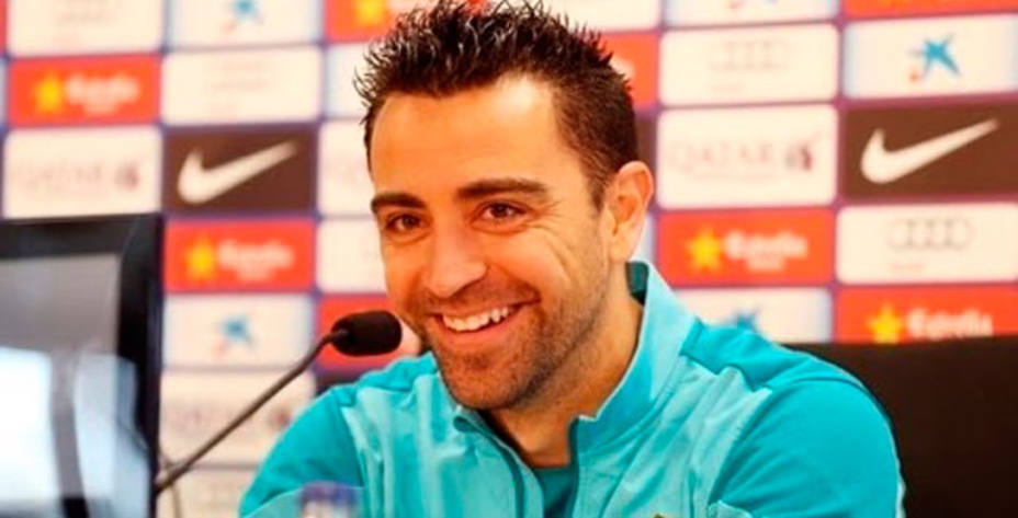 Xavi quiere ganar la Liga y dar una alegría a la afición culé. Foto: FCB.