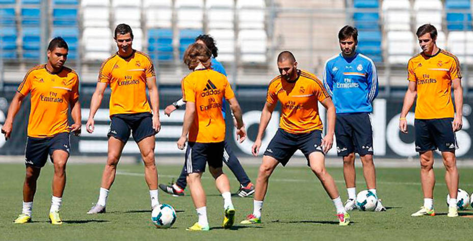 Ancelotti recupera efectivos para el encuentro ante el Espanyol. Foto: RM.