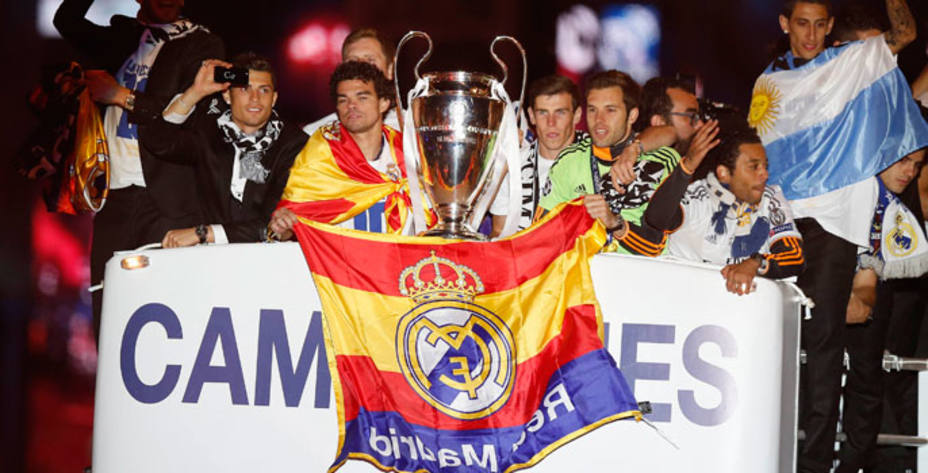 El Real Madrid celebrará la Décima junto a su afición a las 22:00 en el Bernabéu. Reuters.