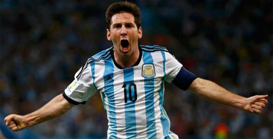 Messi fue al autor del segundo gol de Argentina. (Reuters)