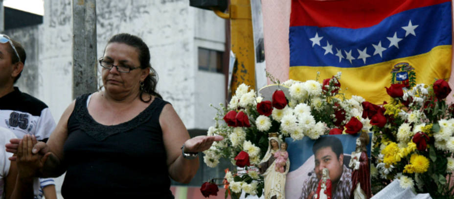 Homenaje en Caracas a uno de los fallecidos por las protestas en Venezuela. REUTERS