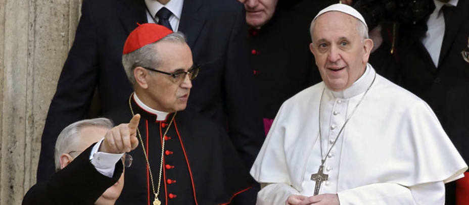 El papa Francisco a su salida de Santa María la Mayor. REUTERS
