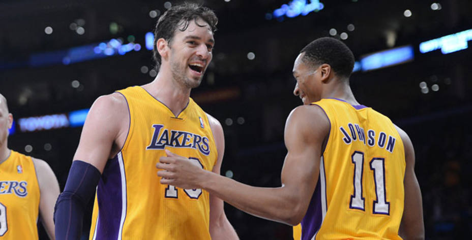 Gasol quiere acabar la temporada en los Lakers. Reuters.