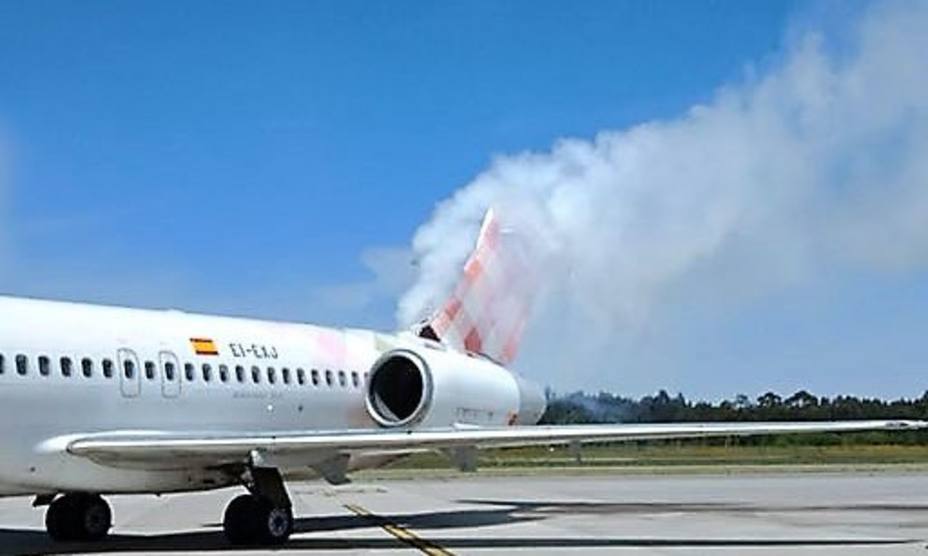 Una explosión obliga a evacuar un avión antes de viajer desde Asturias hasta Sevilla