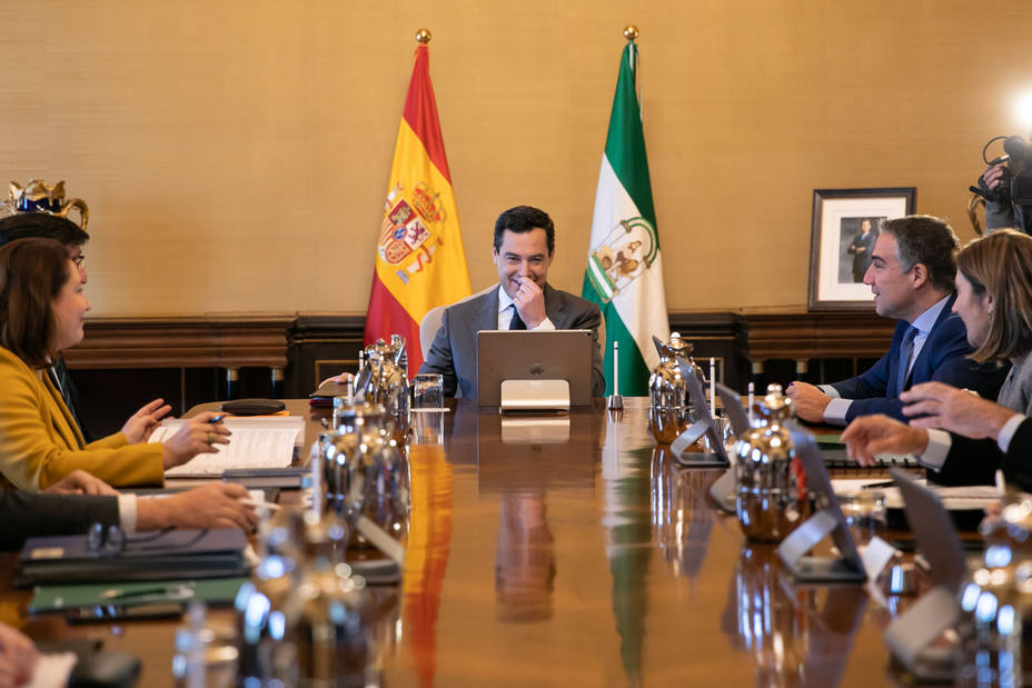 Moreno preside este jueves en San Telmo la toma de posesión de los ocho nuevos delegados del Gobierno andaluz