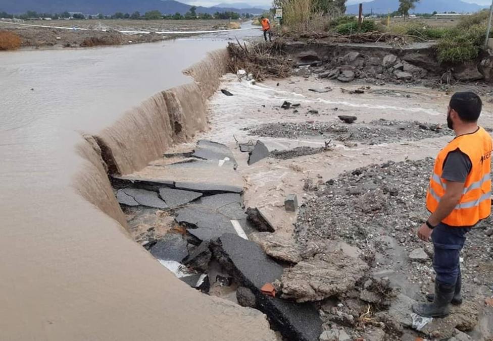 Puerto Lumbreras solicitará declaración de ‘zona catastrófica’ para el municipio tras los daños del temporal