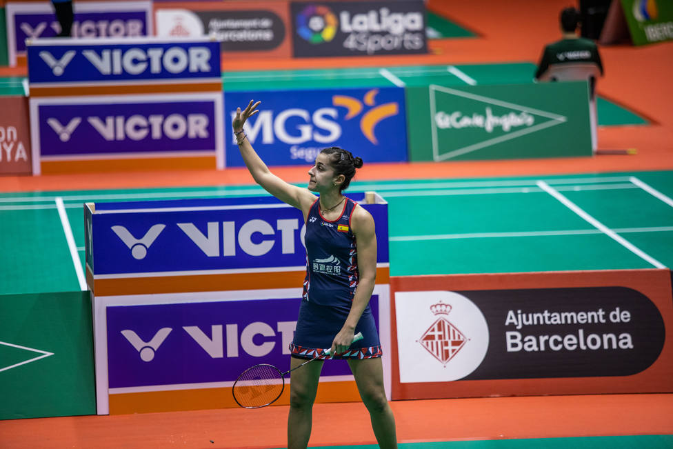 ParticipaciÃ³n de la jugadora de bÃ¡dminton Carolina MarÃ­n en el Masters de EspaÃ±a 2020 celebrado en Barcelona