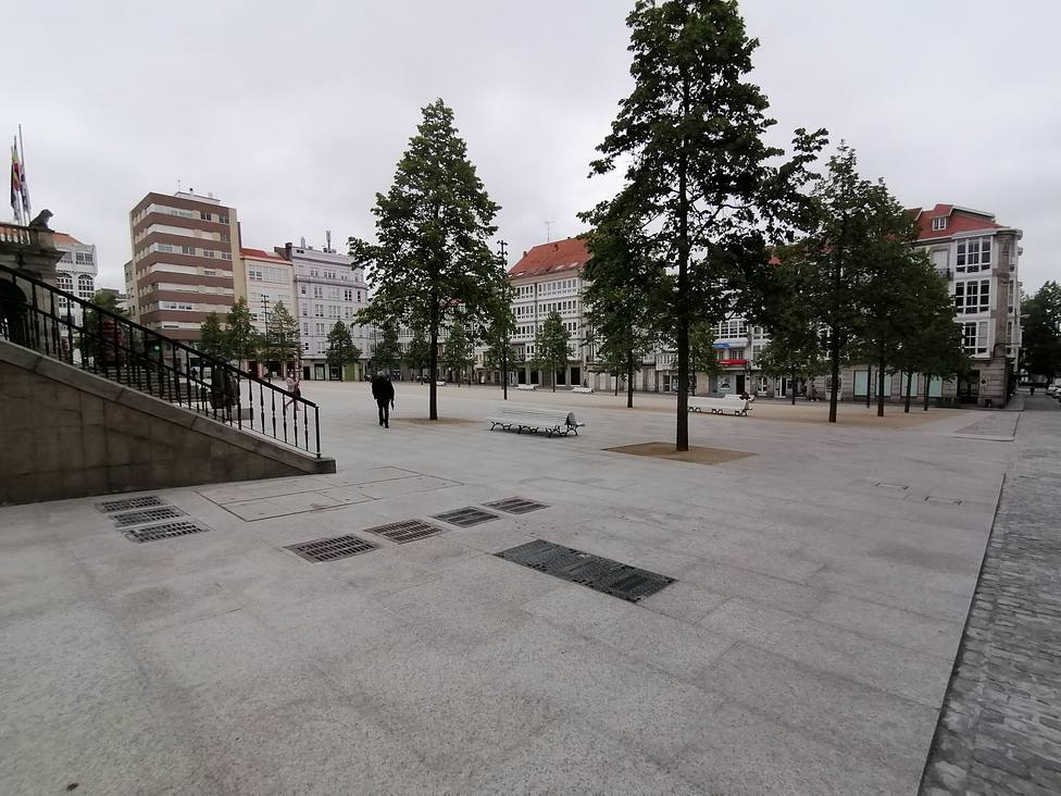 Foto de archivo de la Plaza de Armas de Ferrol