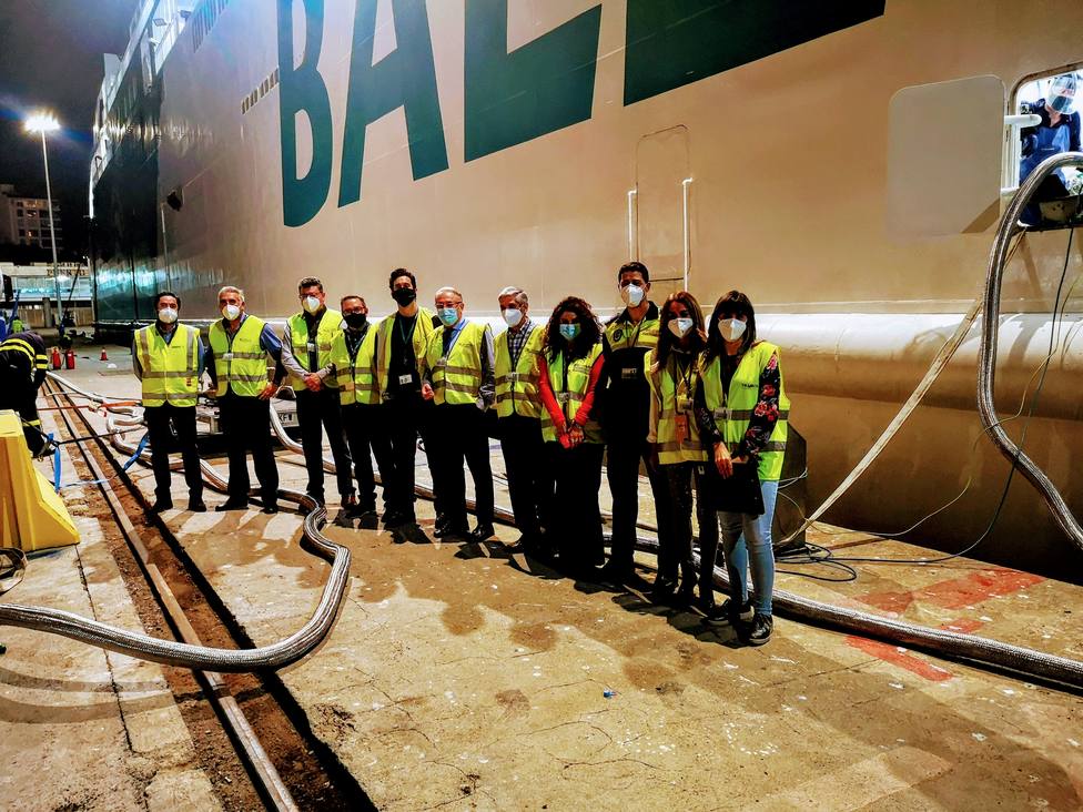 Primer ‘bunkering’ de gas natural licuado en el Puerto de Almería