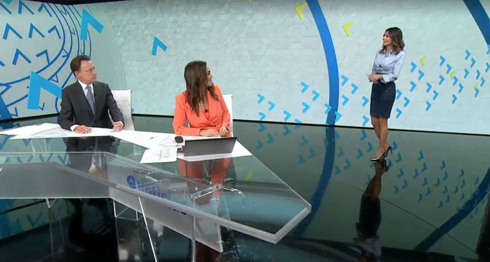 Himar González, emocionada en su regreso junto a Matías Prats en Antena 3: “Un día más tarde y no estoy aquí