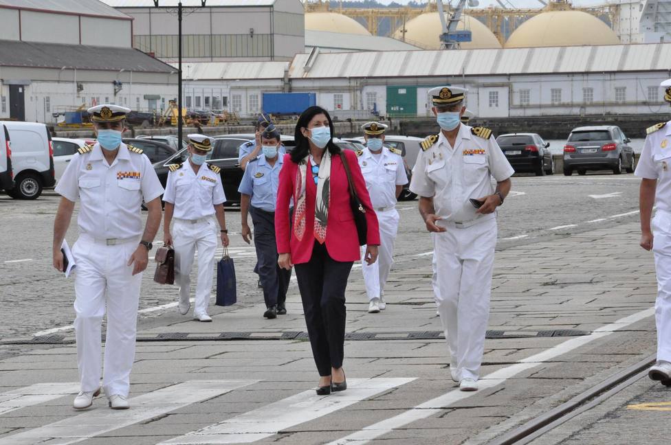 La Secretaria de Estado de Defensa, Esperanza Casteleiro Llamazares. FOTO: Armada