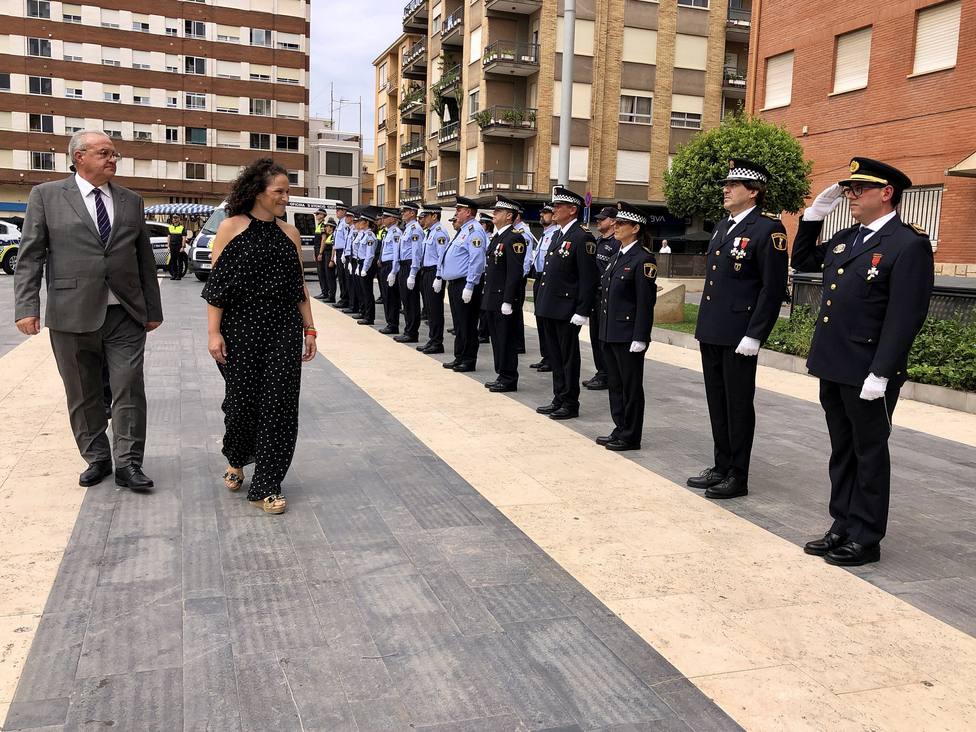 La Policía Local de Almassora celebra su última festividad antes de mudarse a la comisaría
