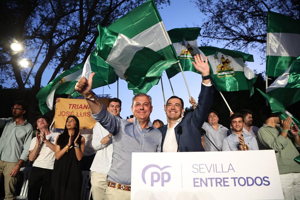 Vuelco electoral: El PP gana en Andalucía con más de 185.000 votos de diferencia respecto al PSOE