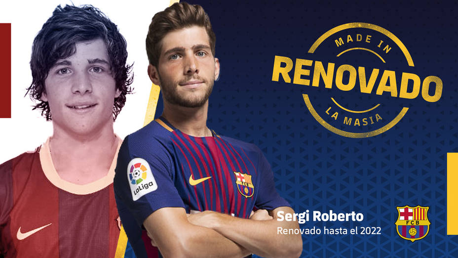 Sergi Roberto renueva con el Barcelona hasta 2022