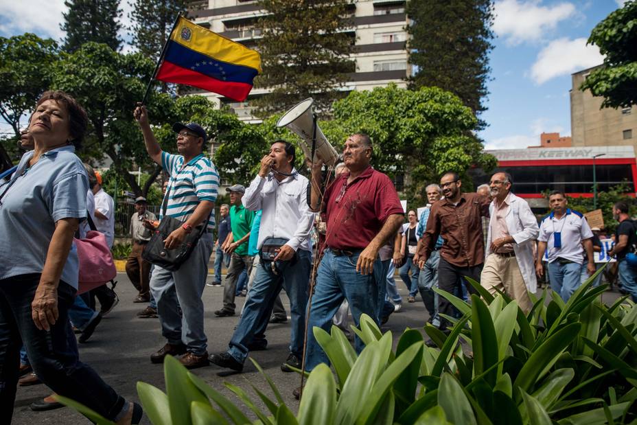 Se multiplican las protestas gremiales por crisis en Venezuela