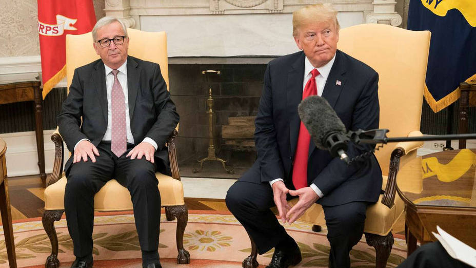 Trump anuncia un acuerdo con Juncker para evitar la guerra comercial con la UE