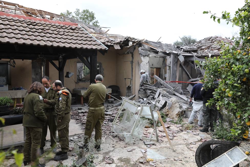 Un cohete lanzado desde Gaza deja 7 heridos al impactar en una casa en Israel