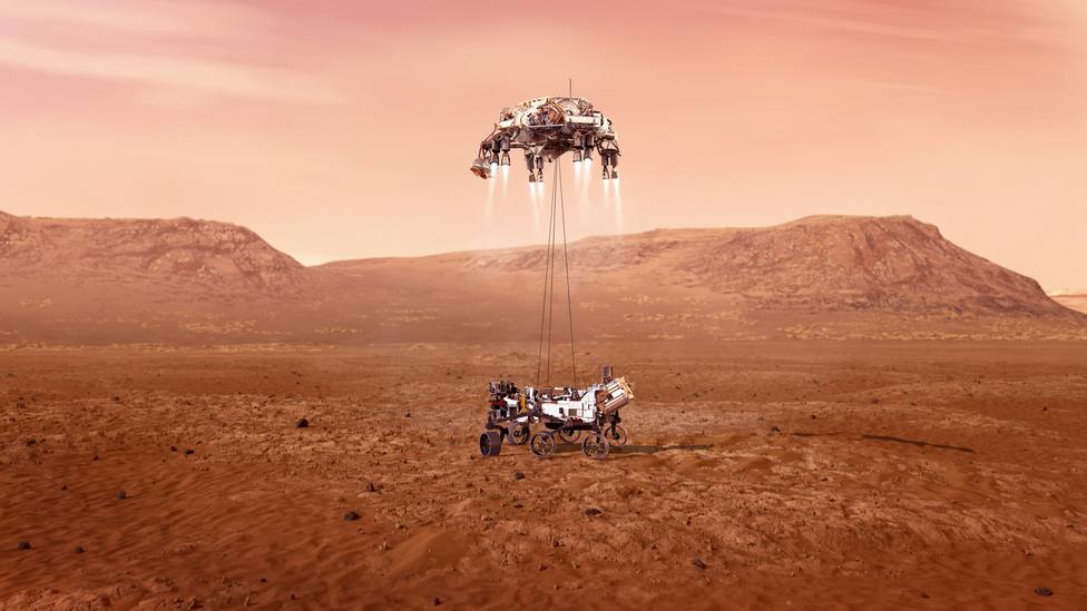 Sigue en directo el aterrizaje en Marte de la nave de la NASA Perseverance