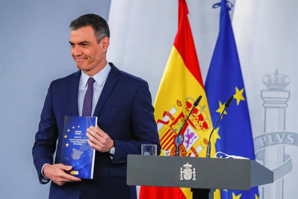 El presidente del Gobierno, Pedro Sánchez, en rueda de prensa tras la reunión del Consejo de Ministros