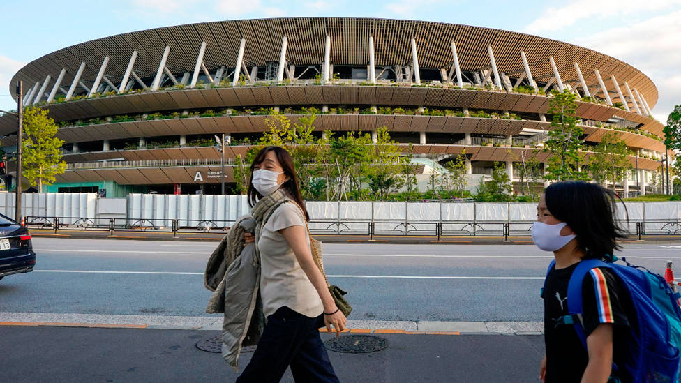 Imagen del Estadio Nacional de Tokio, sede de los Juegos Olímpicos. EFE