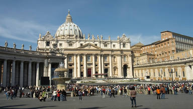 courtyard of Vatican St Peter of Rome