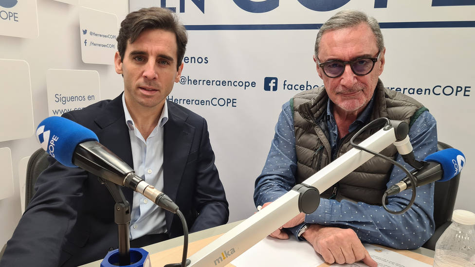 Juan Ortega con Carlos Herrera en una entrevista exclusiva en COPE