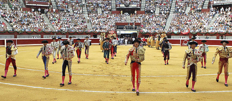 El ayuntamiento donostiarra sigue su lucha por prohibir los festejos taurinos en la capital guipuzcoana. ARCHIVO
