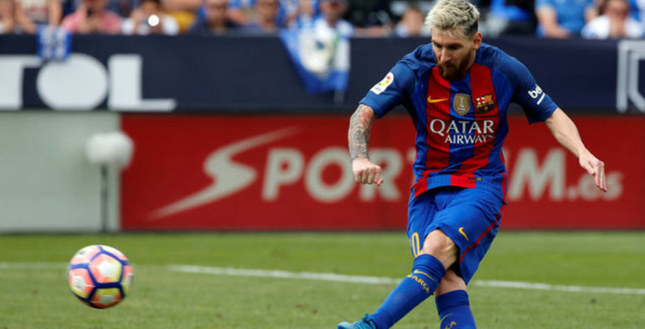 Messi, en el encuentro ante el Leganés (Reuters)